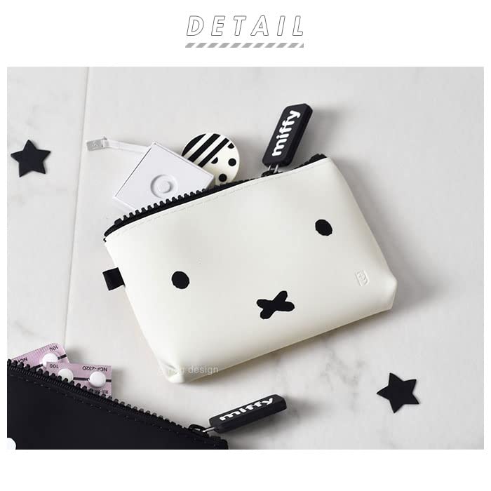 design Miffy x x x x White P+g NUU-small (White) W14.0 H9.5 D2.0cm (5.9" 3.7" 0.8") Face (PG-29701)