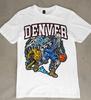 Denver Koszykówka Graficzny T-shirt Nuggets Styl Retro Vintage Odzież Sportowa NBA