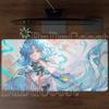 HD Printing Qingxiao Wuthering Waves WuWa Mousepad PC Gaming Keyboard Large Non-slip Base Rubber Desk Mat Anime Sexy Girl Carpet