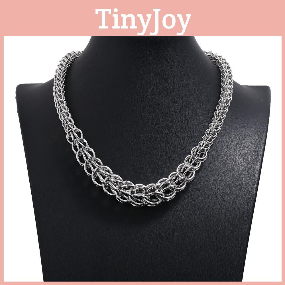 Geometric Vintage Unisex Snake Chain Necklace Accessory With Multi Design Layer