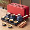 Ceramic Outdoor Camping Portable Travel Tea Set Business Company Events Wedding Gifts