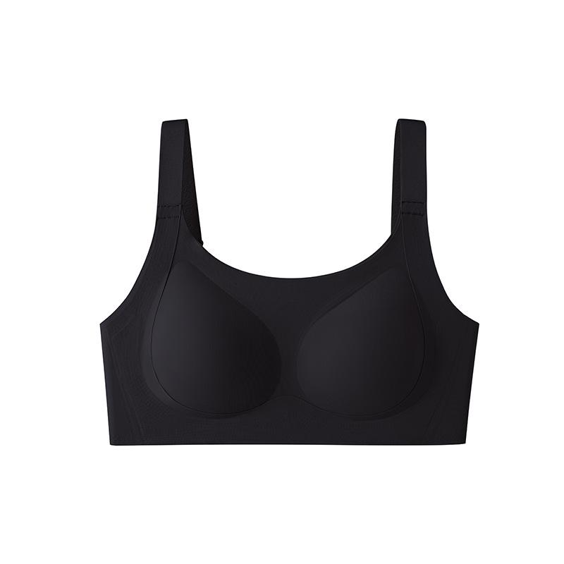 

Бесшовный спортивный пуш-ап бюстгальтер против провисания с дышащими фиксированными чашками XXL [70-80 kg]