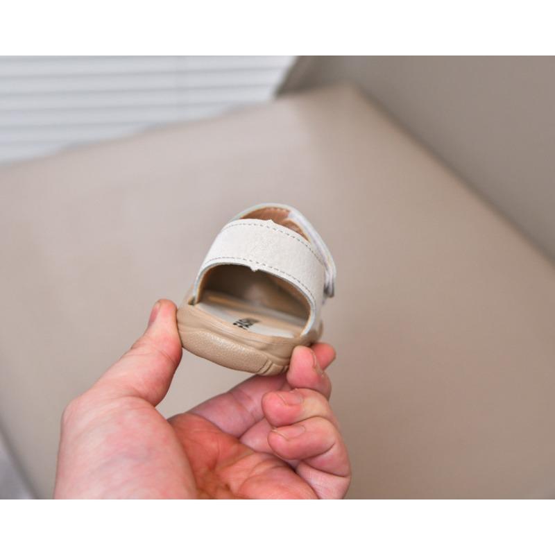 Anti-Collision Baby Shoes, Minimalist Girls' Closed-Toe Sandals, Walking Shoes, Infant Soft-Sole Summer Versatile Footwear.