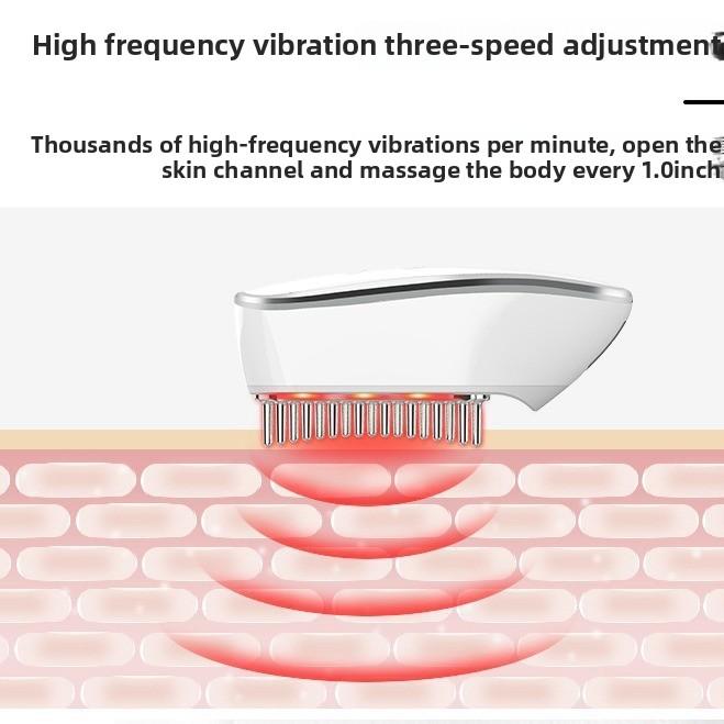 EMS Micro Current Massage Comb Red Light Hair Care Comb Skin Medicine Device Multifunctional Meridian Massage Comb