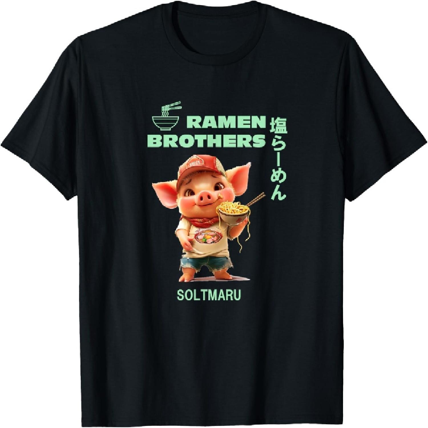 Ramen Brothers_Three Little Pigs_004 T-Shirt XXXXXL разноцветный