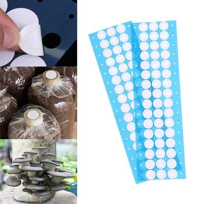 48Pcs/Sheet 20Mm Synthetic Filter Paper Sticker For Under Wide Mouth Jar Lid Mushroom Cultivation Supplies