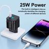 PD 25W USB C Fast Charger for iPhone 15 Pro Max Xiaomi 14 Oneplus KR EU US Mini 2 Ports Travel Plug Phone Fast Charging Adapter