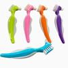 1Pcs Denture Brush Cleaning Toothbrushes Colorful Dual Heads Invisible Braces False Teeth Brushes Oral Care Tool
