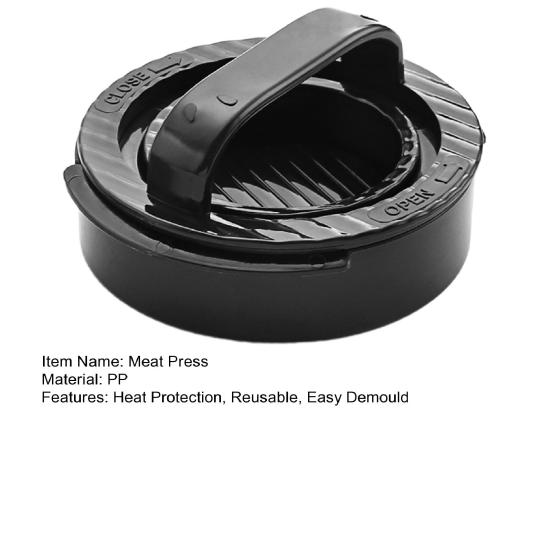 Yousheng Round Burger Press Patty Maker with Non-Stick Plunger Reusable Even Thickness Burger Shaping Press for Beef Chicken Veggie Patties Essential