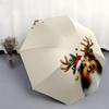 1pc Christmas Dog Decorations Umbrella with Plastic Handle,Suitable for All Seasons Home Travel Outdoor UmbrellaDD229