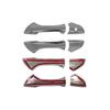 For 08-12 Honda Accord Sedan Chrome Silver Exterior Side Door Handle Covers Trim