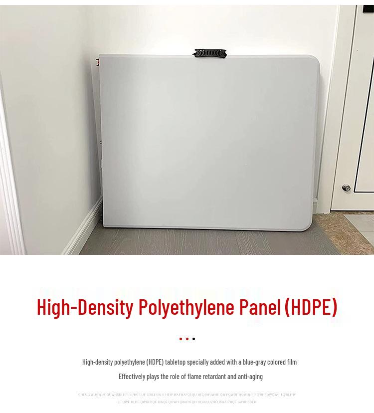Portable HDPE Folding Outdoor Table with Chairs – Rectangular for Dining, Study, or Exhibitions