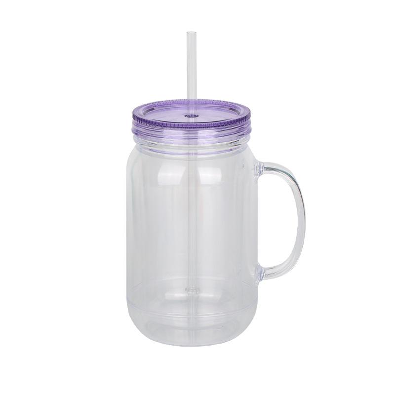Neue Tasse 22oz Plastikbecher mit Deckel, Trinkbecher für Erwachsene, Hennen-Tasse