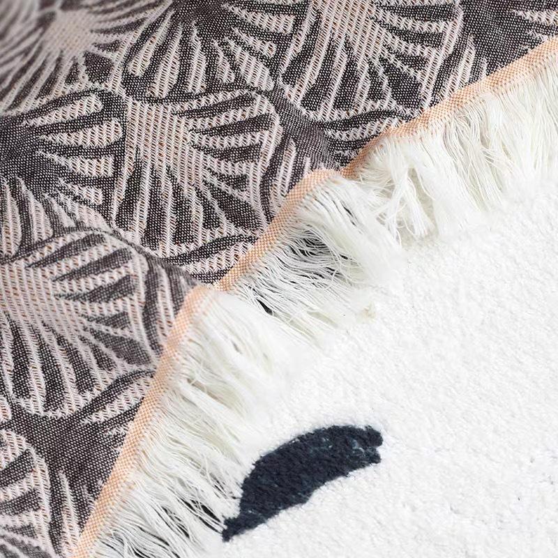 Cotton Gauze Tassel Edge Throw Blanket Towel Quilt Sofa Cover Blanket Single Double Air Conditioning Quilt Enlarged Thickened Cover Blanket