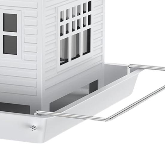 Solární krmítko pro ptáky Odolné proti povětrnostním vlivům Multifunkční Venkovní závěsný domeček Solární lucerna Kovové zařízení na krmení ptáků Venkovní zahradní dekorace do dvora