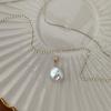 youngglow 14k baroque pearl pendant necklace