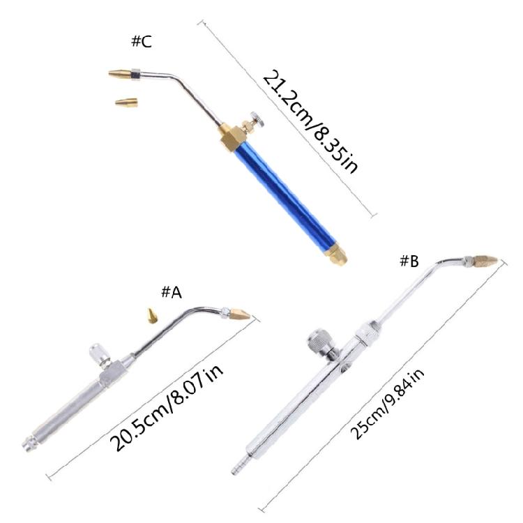 Metal  Mini  Gas Little Torch Welding Soldering Kit Torch  Micro Jewelry Gas Welding Torch Replaced Flexibly Double for