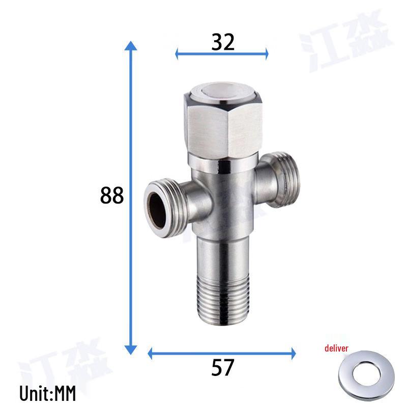 MDNG 304 Stainless Steel Extended Angle Valve