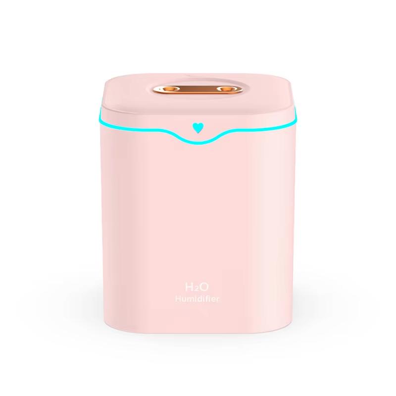 Large Capacity 2L Double Spray Humidifiers USB Ultrasonic Silent Diffuser Cool Mist Maker Air Purifier for Office Difusor ml