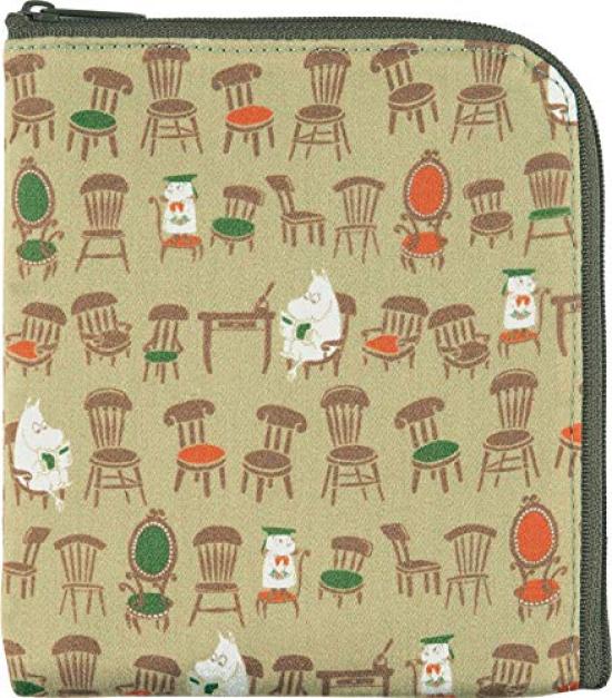 

Miyamoto Flat Mini Moomin Made in x x 1 cm Pouch, Chair, Beige, Japan, 13.5 15.5