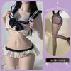 Sex clothes sexy hollow crotch student uniform passion cosplay hot suit pajamas