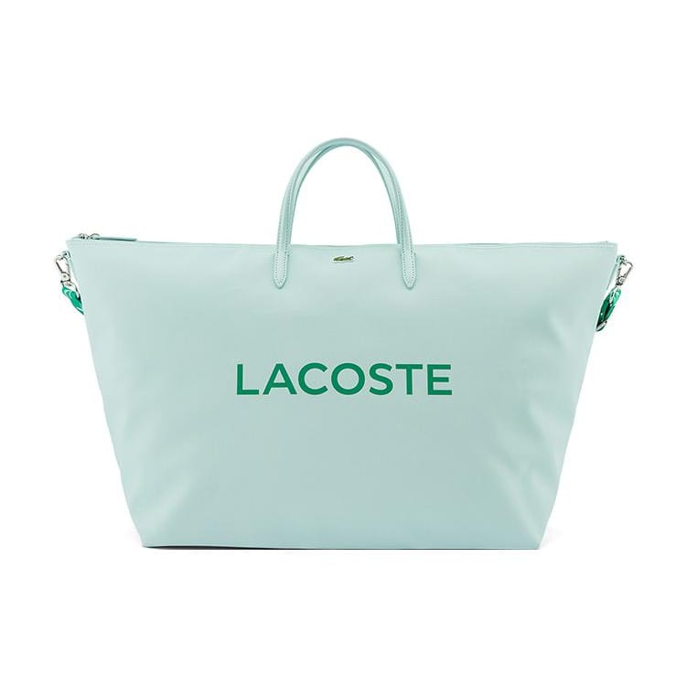 LACOSTE PVC Tote Bag, Shopping Bag, Shoulder Bag, Handbag Small Women's Light Blue NF3837SJ-126100