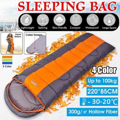 Winddichter Outdoor-Camping-Schlafsack, ultraleichte warme Schlafsack-Decke für Rucksackreisen, Reisen, Wandern, Hotel