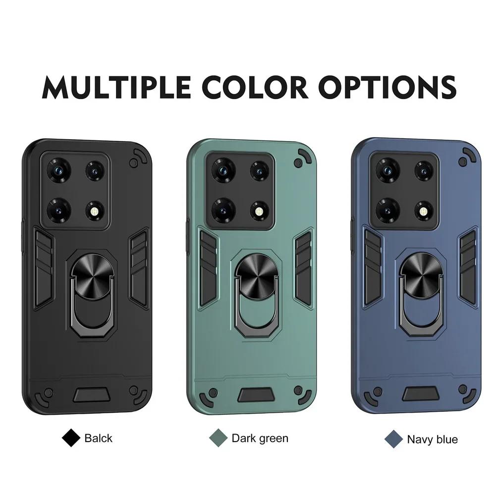 Shockproof  Armor Case For Infinix Note 30 Pro 30 VIP 12 G96 INFINIX Hot 30i 30 Play 20s 20i Zero 30 4G 5G Magnetic Stand Cover