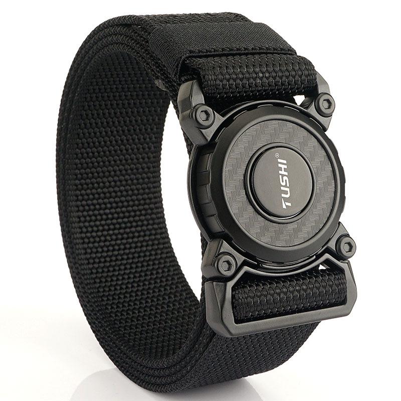 Quick-Release Nylon Tactical Belt for Workwear & Outdoor Training
