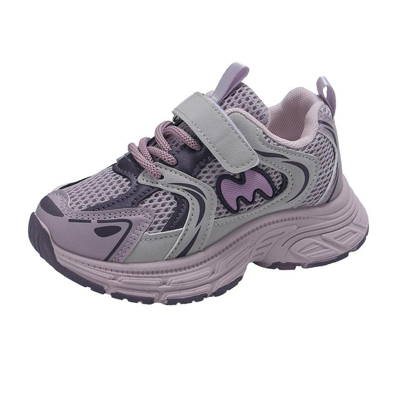 Children's sports shoes 2025 new cartoon girl dad shoes mesh boys shoes breathable middle and older children's running shoes
