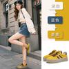 Leder Deutsche Trainingsschuhe Damen 2025 Herbst neue Retro Casual Kleine Weiße Schuhe Sport Forrest Gump Schuhe Plateau Mode Damenschuhe