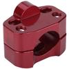 Aluminum Alloy 28mm 1 1Celsius8  Motorcycle Handlebar Handle   Bar Mount Clamps Riser Red