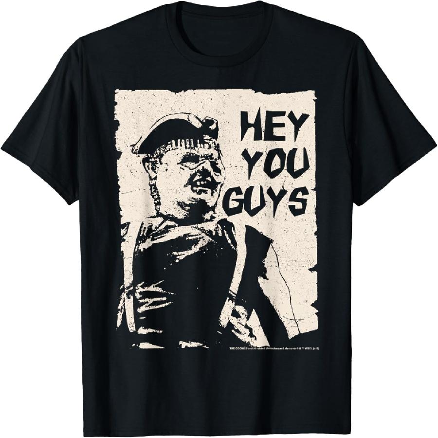 Sloth Hey You Guys Cut Out Portrait T-Shirt(1) S