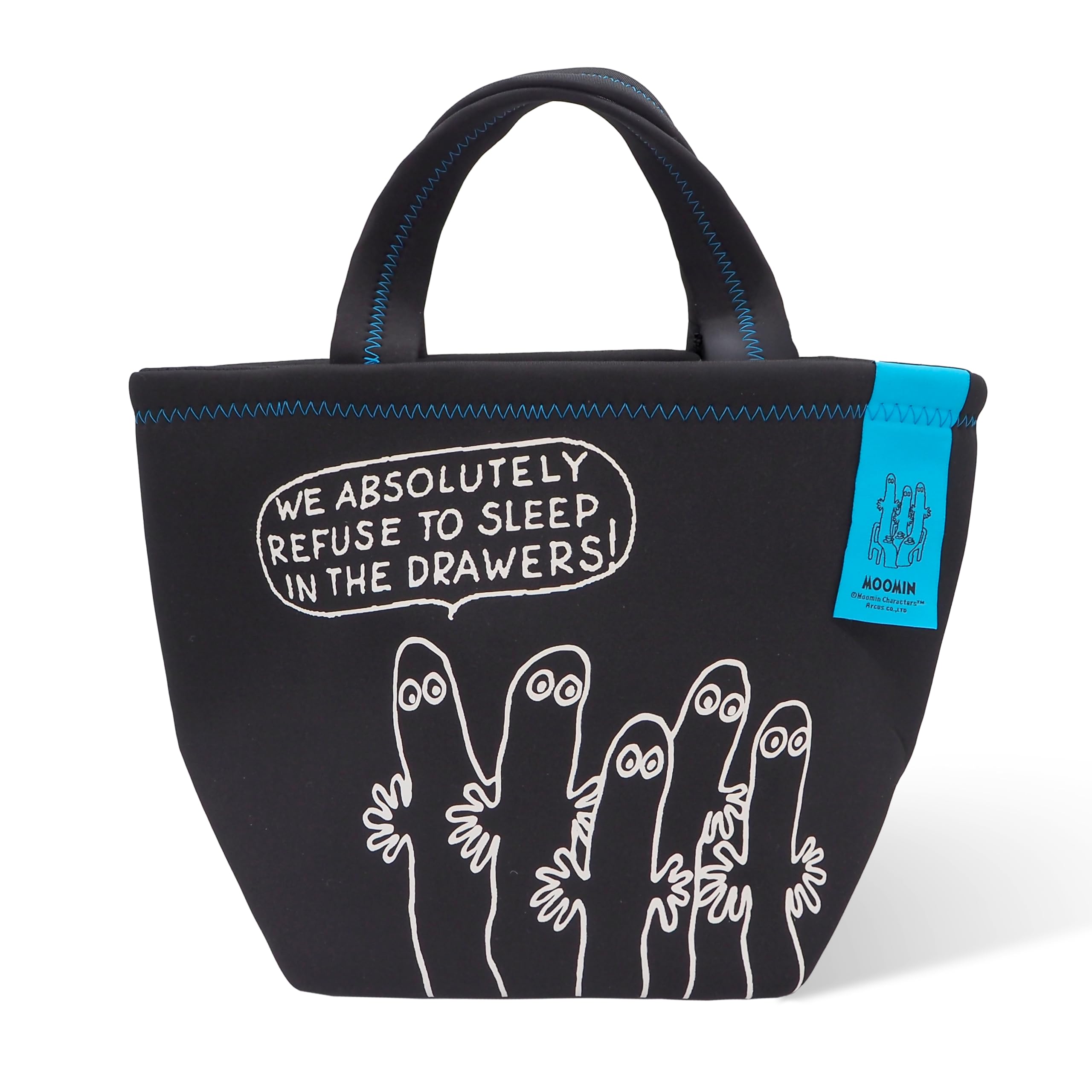 

Торговый Ланч-бокс Муми-тролль из неопрена с термоизоляцией Большой Вмещает бутылки для воды 500 мл Малышка Мю Хаттифаттены Сумка M, Вместимость, Вертикально, (Хаттифаттнер)