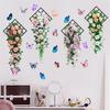 Aesthetic Wall Decoration 3D Flower Wall Stickers Butterfly Wall Decals