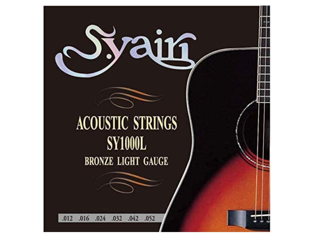 

Струны для акустической гитары легкие S.Yairi SY-1000L (012-052) СИ-1000Л