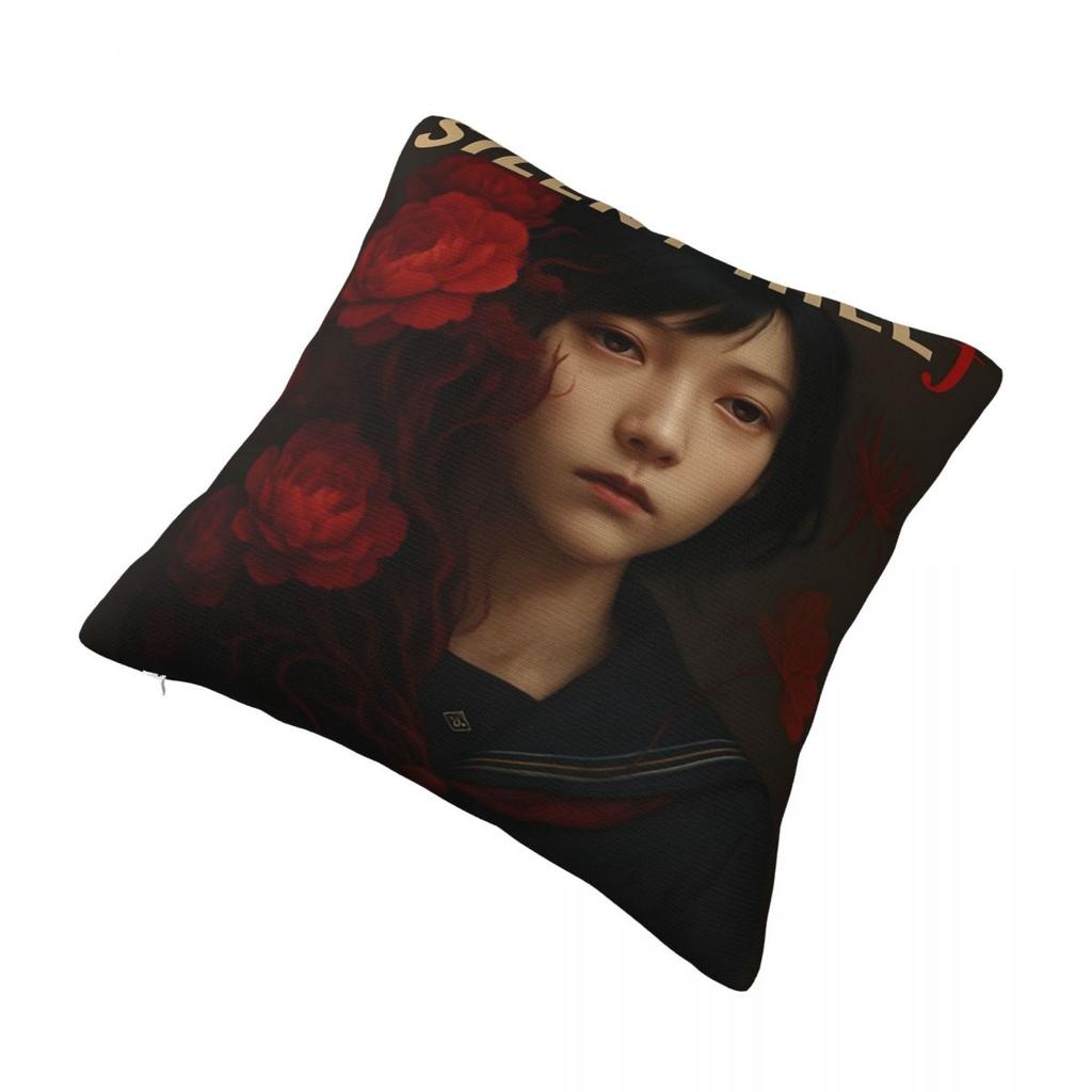 Bed Decorations Silent Hill F Horror Game 2025 Pillowcases Merch Gaming Lover Pillow Covers Zipper Multi Size