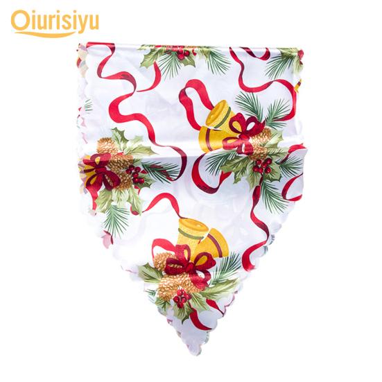 Buy Christmas Bell Flower Santa Decor Tablecloth Party Dining Table ...