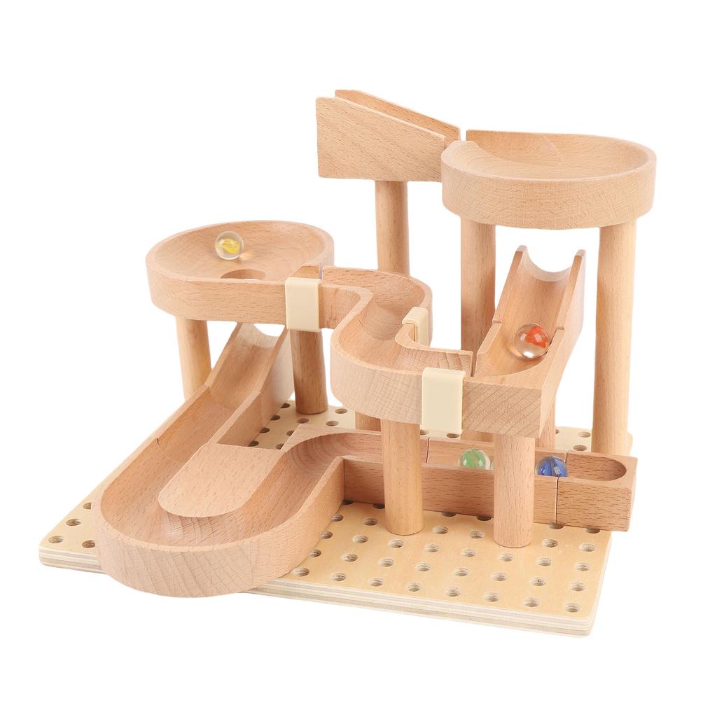 Holz Murmelmodell Bausatz DIY Stabile Struktur Pädagogisches Murmelmodell Montage Spielzeug für