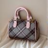 British Afternoon Tea Pillow Bag Women's Autumn and Winter Plaid Hand Bag Shoulder Messenger Bag