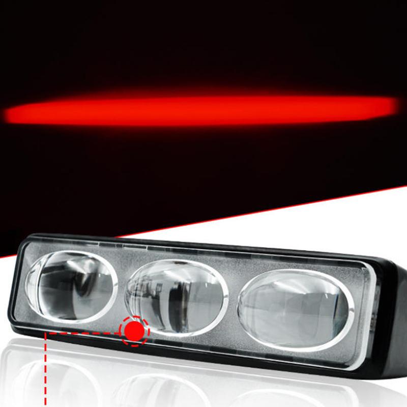 LED Forklift LightsTruck Safety Work Light Bar Red Flood Beam Danger Zone Warning Lamp Side Line Marker Lights