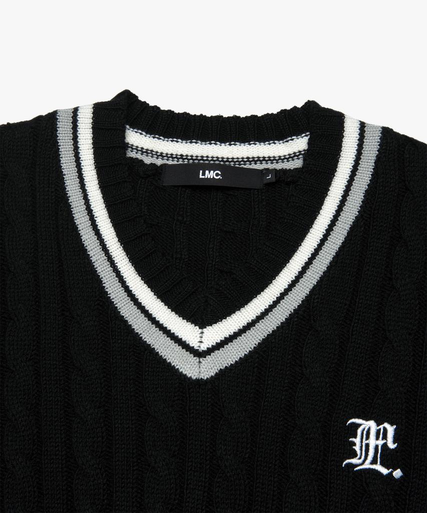 LMC Gothic Cable Tennis Knit Black