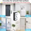 Adhesive Mount Compatible with for Video Doorbell No-Drill Mounting Bracket Cover Holder Not Block Doorbell Sensor