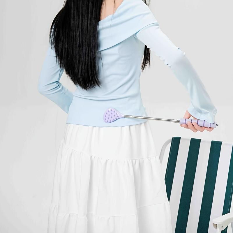 Multi-Color Telescopic Handle Pet Massage Comb, Cat Soothing Itch Brush, Durable Metal and Plastic Grooming Tool for Enhanced Pet Health and Comfort