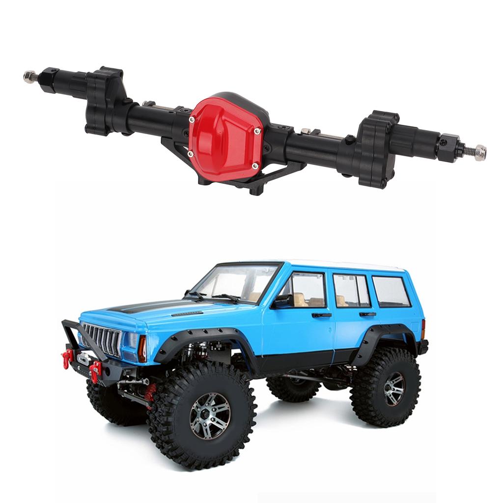 CNC Machined Metal RC Car Rear   Axle Set for   SCX10 1Celsius10 RC Crawler Car Parts
