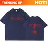 Rapper Lil Peep Crybaby Hellboy Tshirt Vintage Hip Hop T Shirt Unisexs Unisex Clothing Cotton Oversized Short Sleeve TShirts Tops