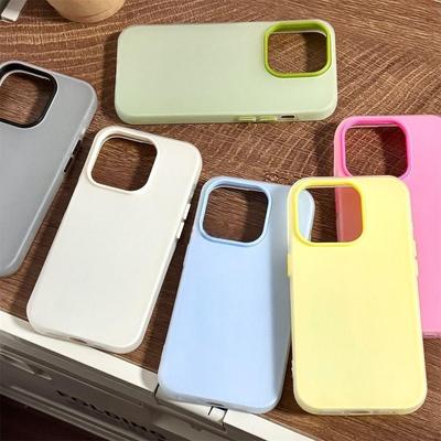 Kompatible Jelly Color 2-in-1 Hülle für Apple 16 Pro, 15 Pro Max, 13, 14 und XS Max - Einfacher, weicher Schutz.