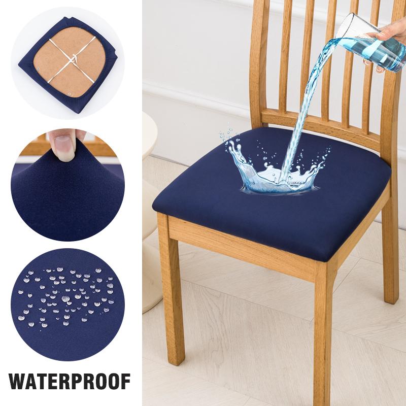 Waterproof Seat Covers For Dining Room Elastic Chairs Covers Dining Chair Cover Washable Seat Case For Kitchen,El,Restaurant