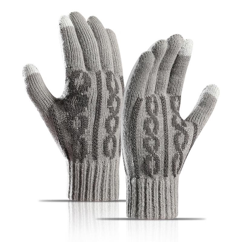 

Men s Warm Touchscreen Knitted Gloves One Size