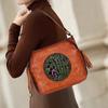 Johnature Vintage Embossed Women's Bag Genuine Leather Large Capacity Versatile Shoulder & Crossbody Bags